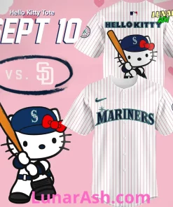 Seattle Mariners x Hello Kitty Special Baseball Jersey