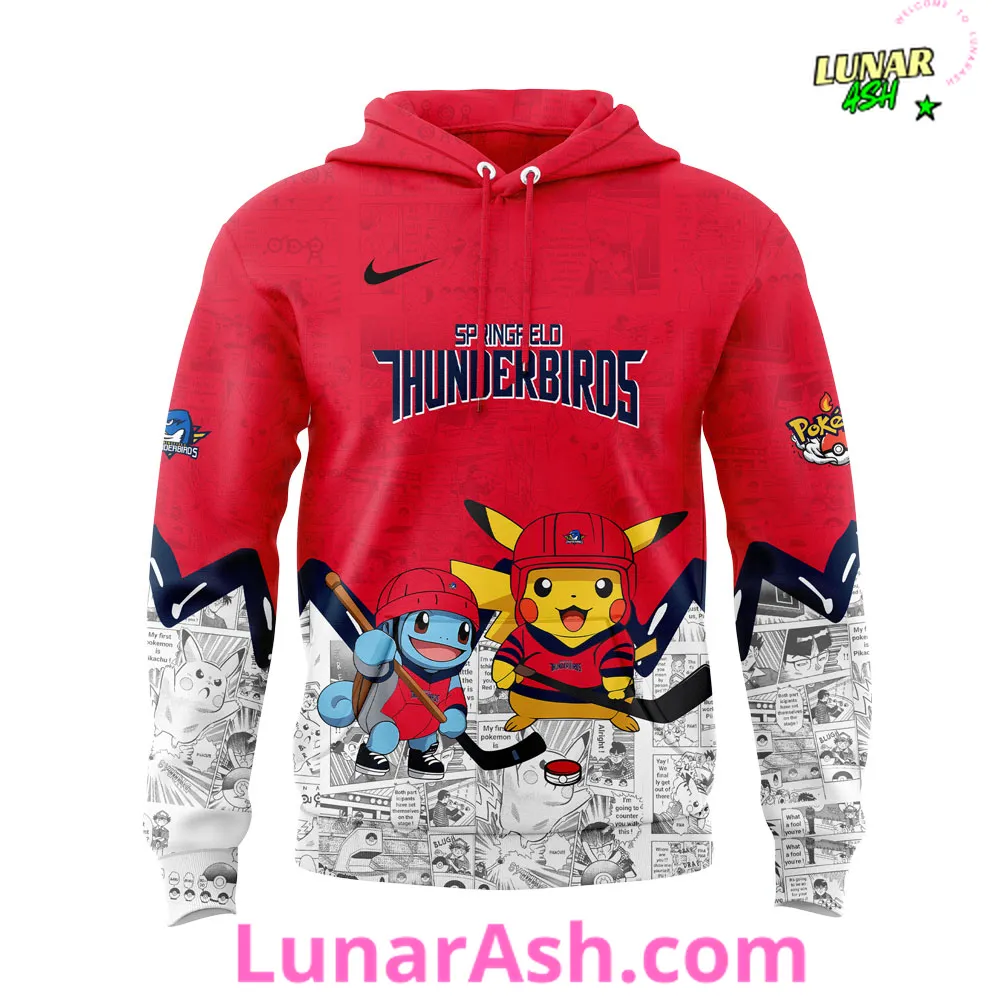 Springfield Thunderbirds x Pokémon Special Hoodie Springfield Thunderbirds x Pokémon Special Hoodie