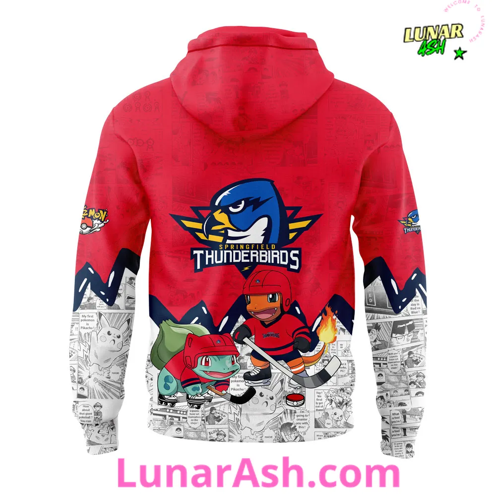 Springfield Thunderbirds x Pokémon Special Hoodie Springfield Thunderbirds x Pokémon Special Hoodie