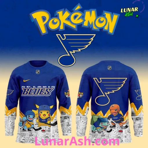 St. Louis Blues x Pokémon Special Hockey Jersey