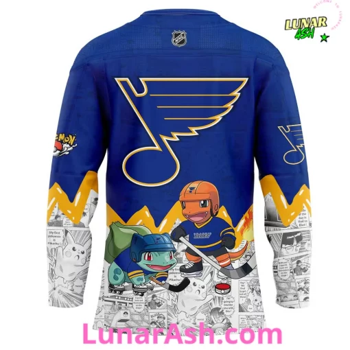 St. Louis Blues x Pokémon Special Hockey Jersey
