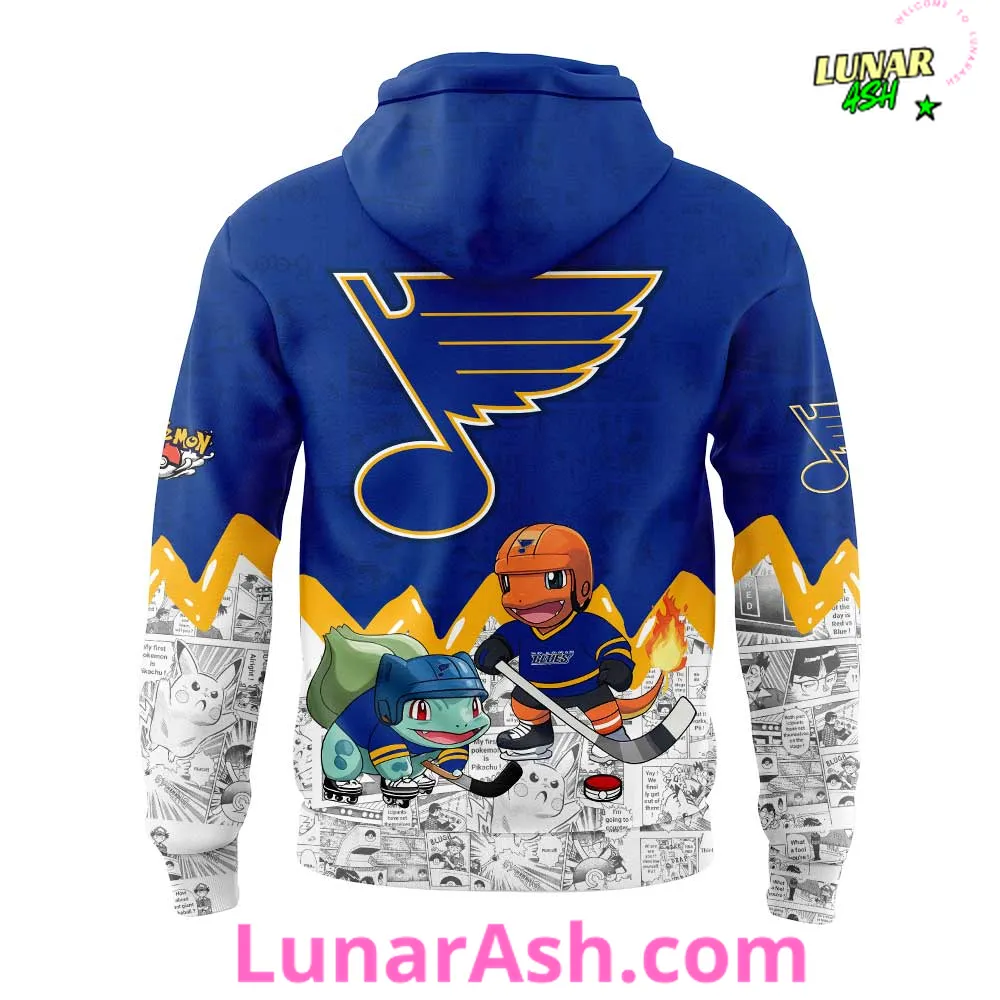 St. Louis Blues x Pokémon Special Hoodie St. Louis Blues x Pokémon Special Hoodie