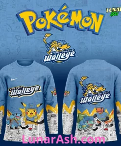 Toledo Walleye x Pokémon Special Hockey Jersey