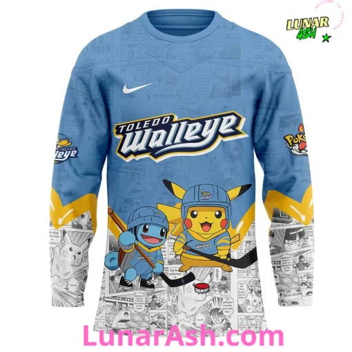 Toledo Walleye x Pokémon Special Hockey Jersey