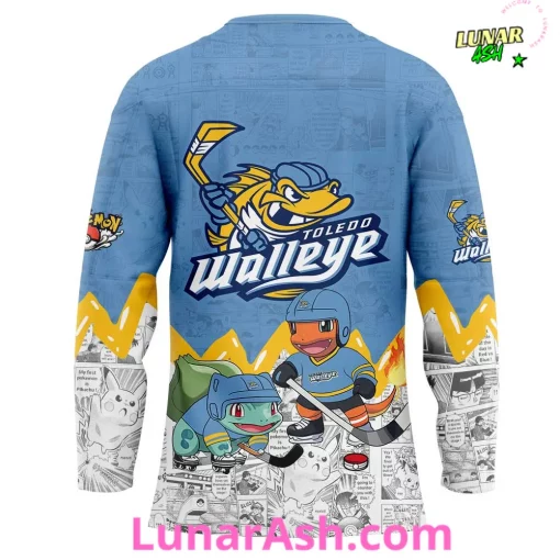 Toledo Walleye x Pokémon Special Hockey Jersey