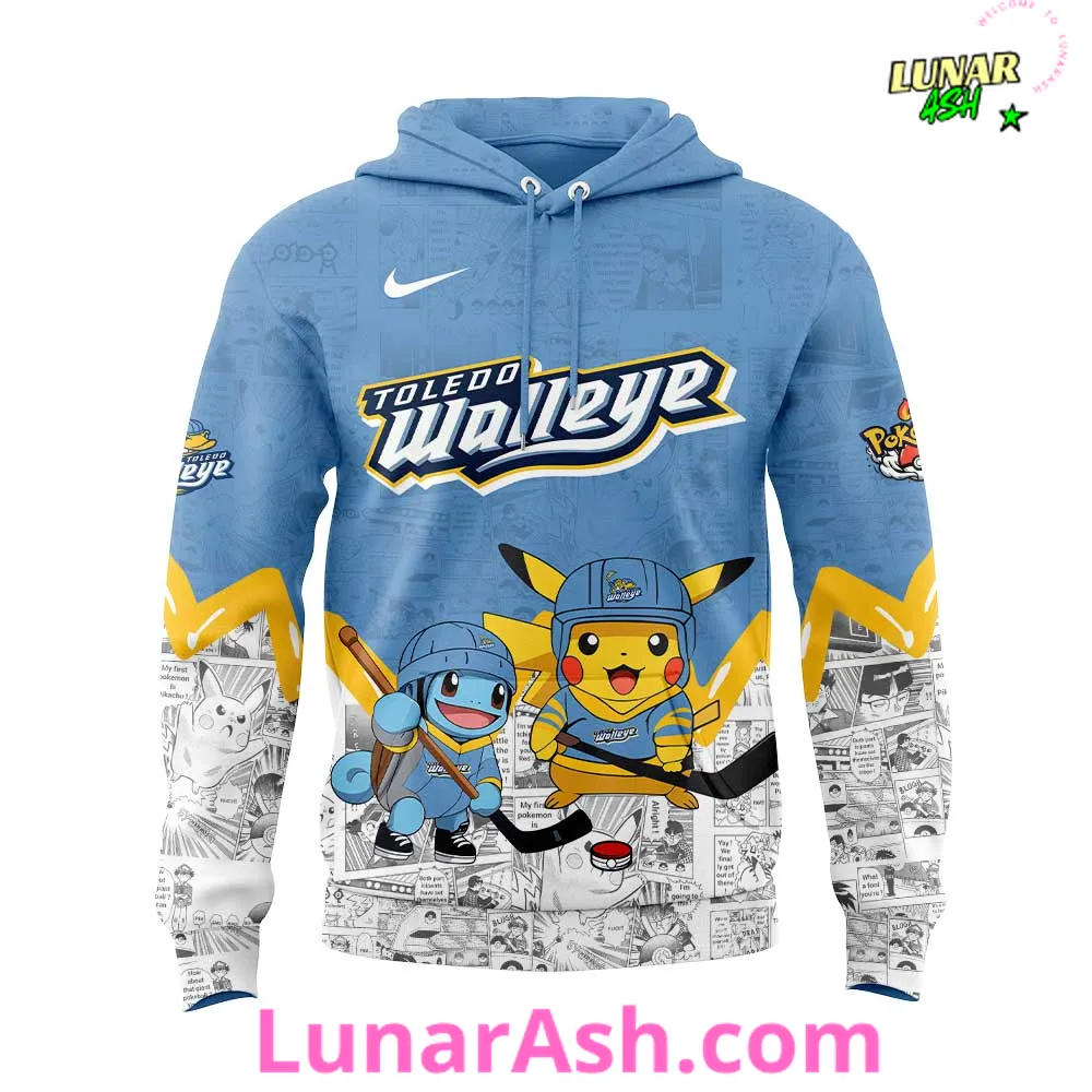 Toledo Walleye x Pokémon Special Hoodie Toledo Walleye x Pokémon Special Hoodie