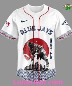 Toronto Blue Jays 2025 Japan x Godzilla Baseball Jersey