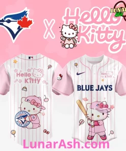 Toronto Blue Jays Cute Hello Kitty Baseball Jersey