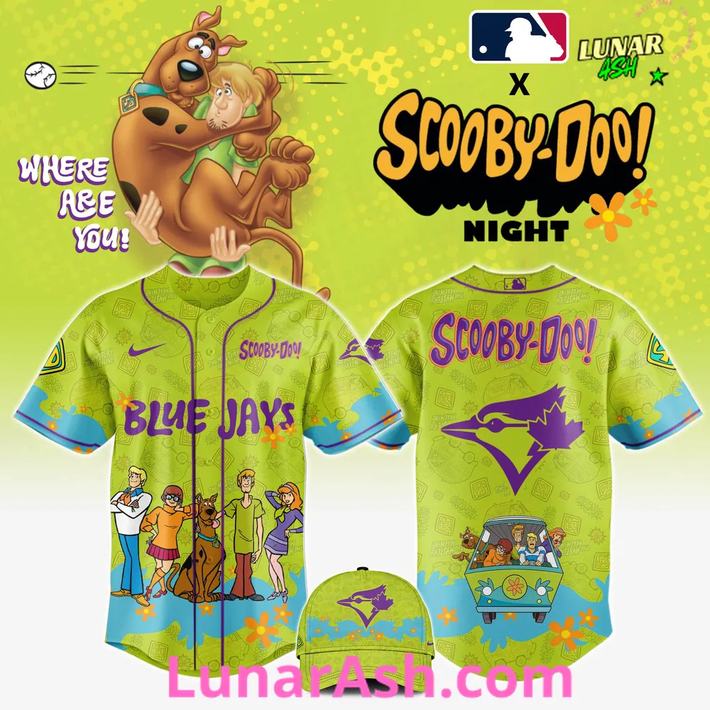 Toronto Blue Jays MLB x Scooby-Doo Night Baseball Jersey Toronto Blue Jays MLB x Scooby-Doo Night Baseball Jersey