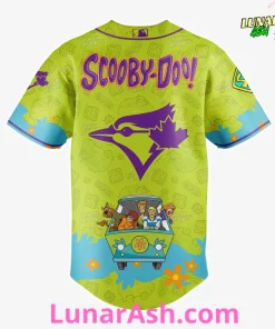 Toronto Blue Jays MLB x Scooby Doo Night Baseball Jersey 3