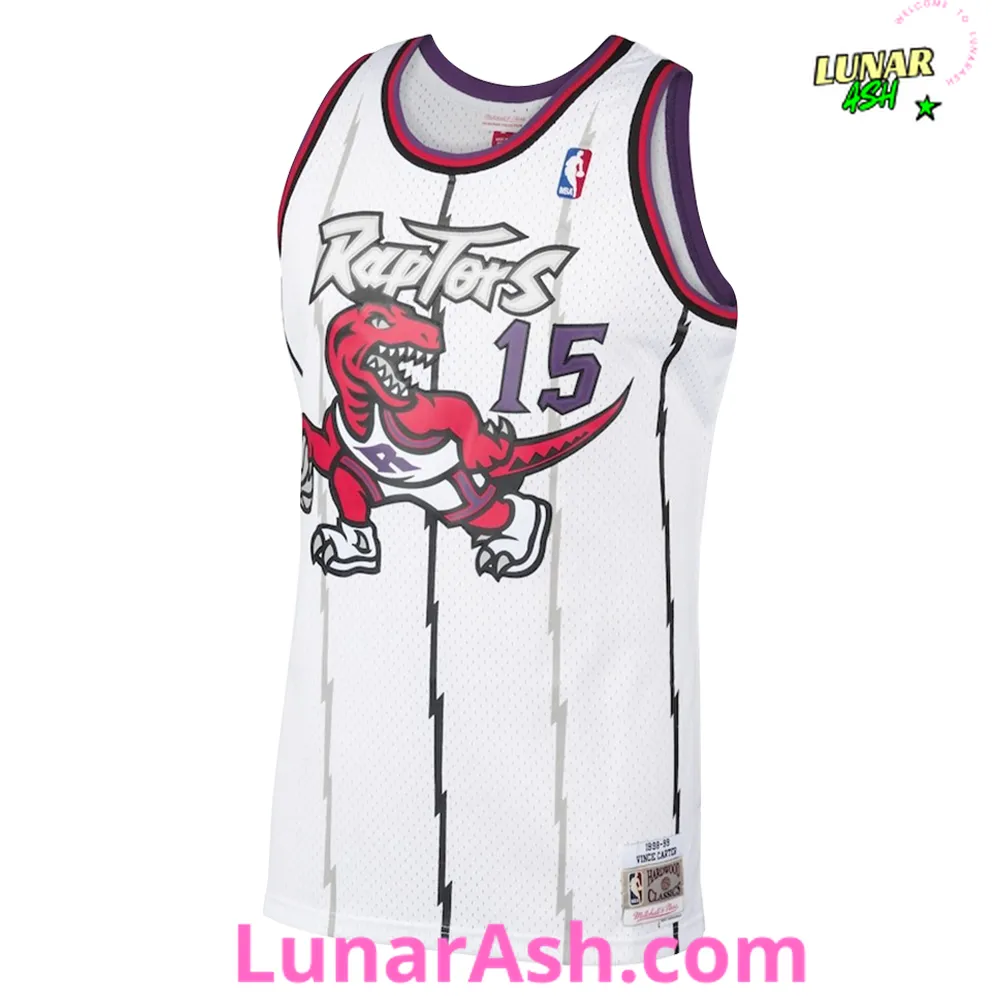 Toronto Raptors Vince Carter Signature White Basketball Jersey Toronto Raptors Vince Carter Signature White Basketball Jersey