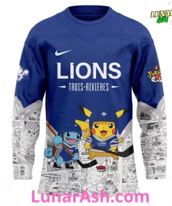 Trois-Rivières Lions x Pokémon Special Hockey Jersey