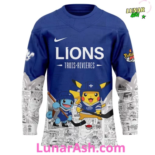 Trois-Rivières Lions x Pokémon Special Hockey Jersey