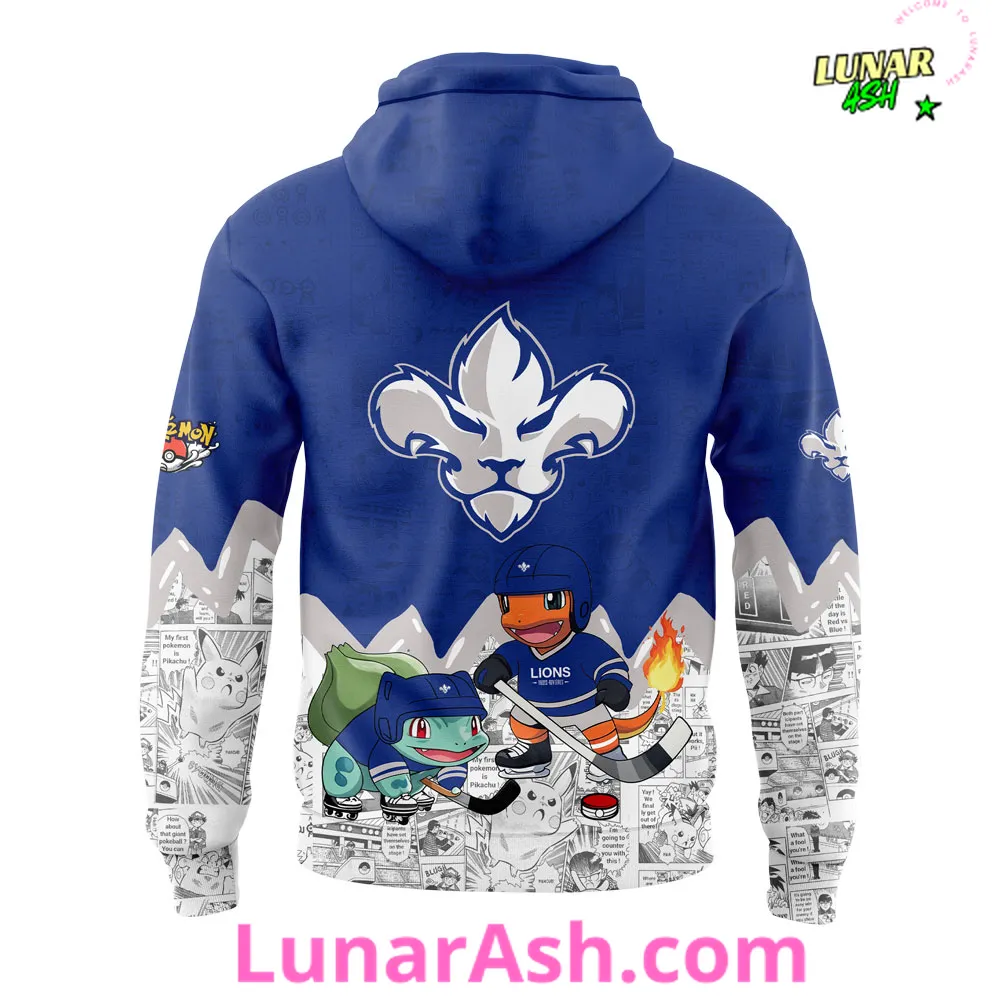 Trois-Rivières Lions x Pokémon Special Hoodie Trois-Rivières Lions x Pokémon Special Hoodie