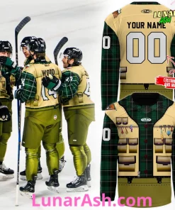 Utah Grizzlies Fishing Night 2025 Custom Hockey Jersey