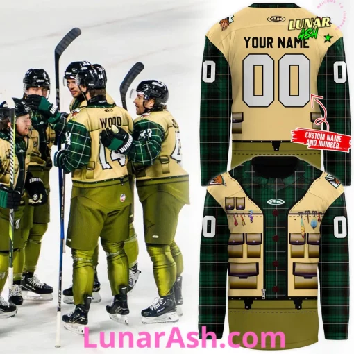 Utah Grizzlies Fishing Night 2025 Custom Hockey Jersey