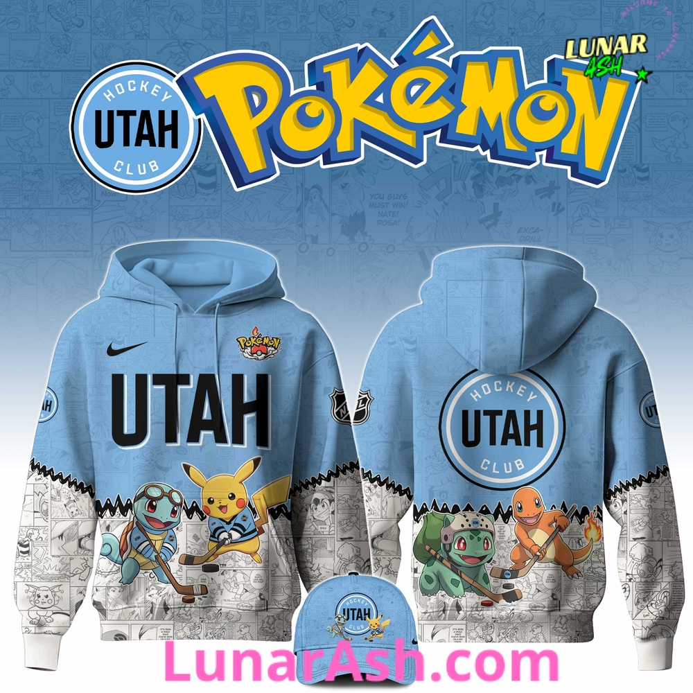Utah Hockey x Pokémon Limited Edition Hoodie Utah Hockey x Pokémon Limited Edition Hoodie
