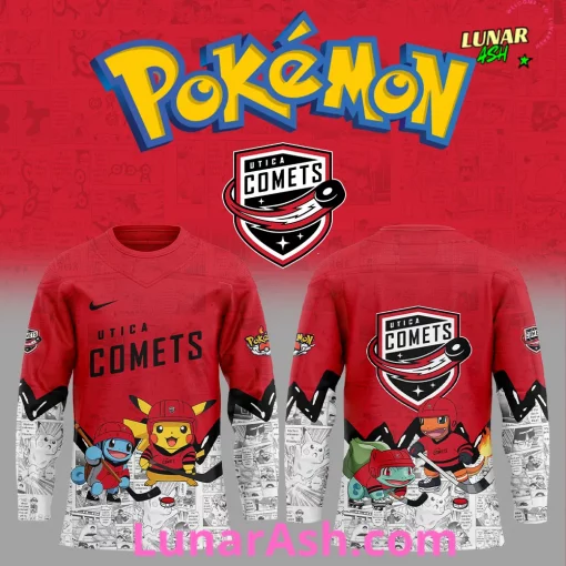 Utica Comets x Pokémon Special Hockey Jersey