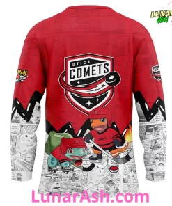 Utica Comets x Pokémon Special Hockey Jersey 3
