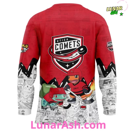Utica Comets x Pokémon Special Hockey Jersey