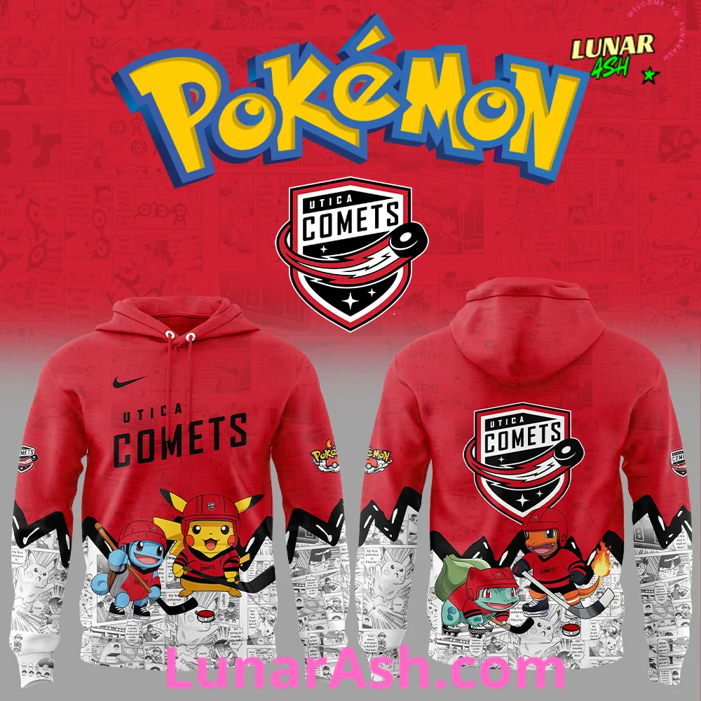 Utica Comets x Pokémon Special Hoodie Utica Comets x Pokémon Special Hoodie