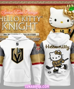 Vegas Golden Knights x Hello Kitty 2024 Hoodie
