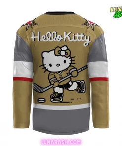 Vegas Golden Knights x Hello Kitty 2024 Special Hockey Jersey 3