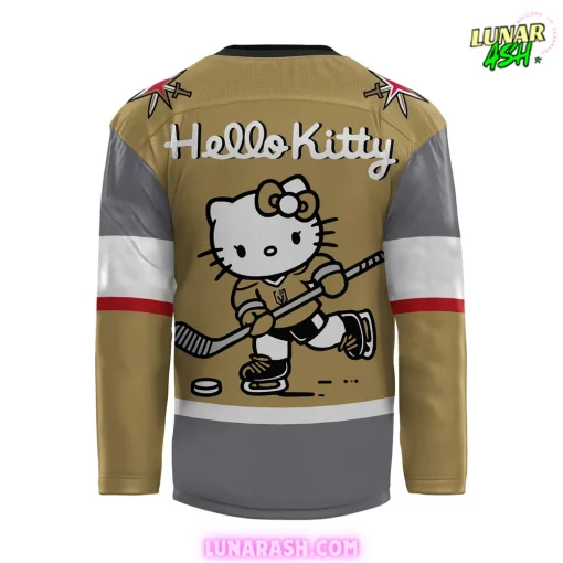 Vegas Golden Knights x Hello Kitty 2024 Special Hockey Jersey