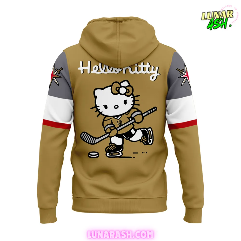 Vegas Golden Knights x Hello Kitty 2024 Special Hoodie Vegas Golden Knights x Hello Kitty 2024 Special Hoodie