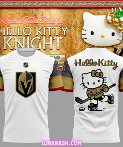 Vegas Golden Knights x Hello Kitty 2024 T-Shirt