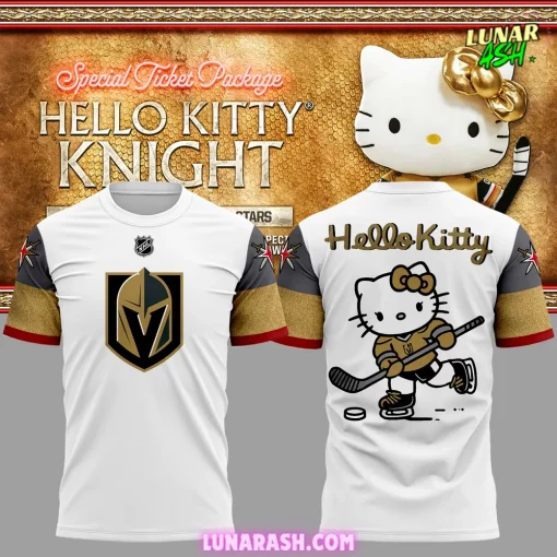 Vegas Golden Knights x Hello Kitty 2024 T-Shirt