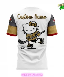Vegas Golden Knights x Hello Kitty 2024 T shirt 3