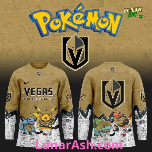 Vegas Golden Knights x Pokémon Special Hockey Jersey