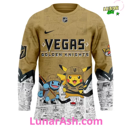 Vegas Golden Knights x Pokémon Special Hockey Jersey