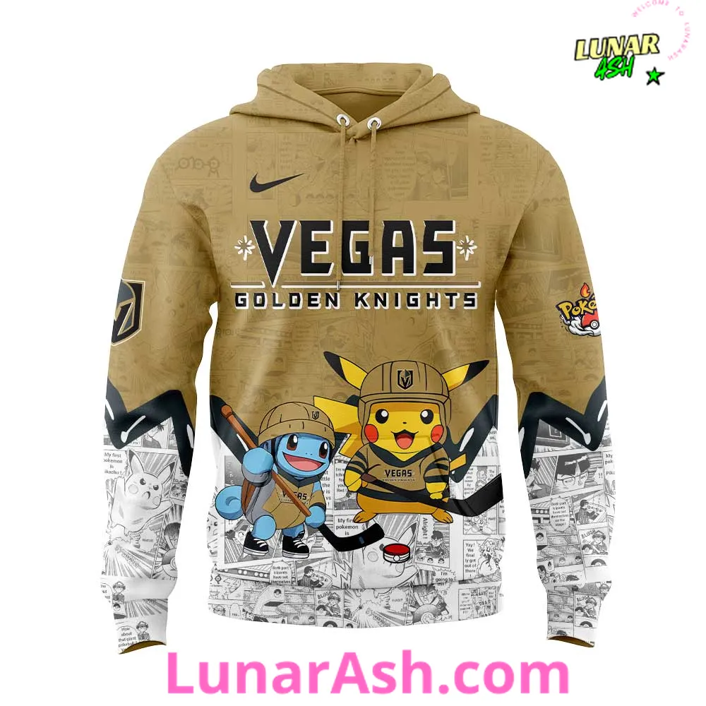 Vegas Golden Knights x Pokémon Special Hoodie Vegas Golden Knights x Pokémon Special Hoodie