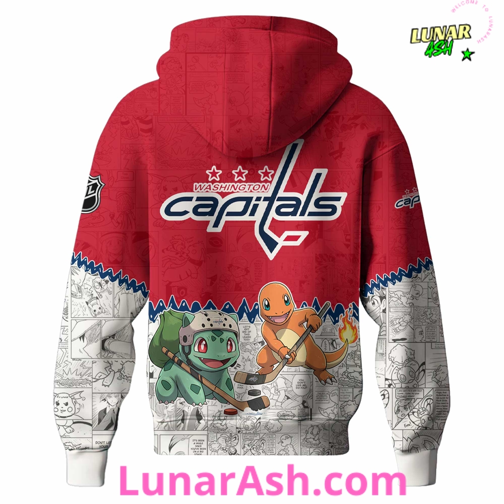 Washington Capitals x Pokémon Limited Edition Hoodie Washington Capitals x Pokémon Limited Edition Hoodie