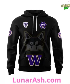 Washington Huskies Football 2024 Black Hoodie 2