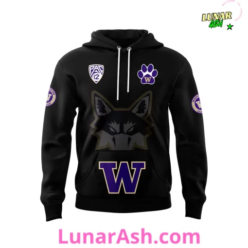 Washington Huskies Football 2024 Black Hoodie