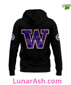 Washington Huskies Football 2024 Black Hoodie 3