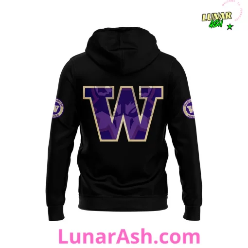 Washington Huskies Football 2024 Black Hoodie