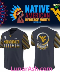 West Virginia Mountaineers Native American Heritage Month 2025 Football Jersey