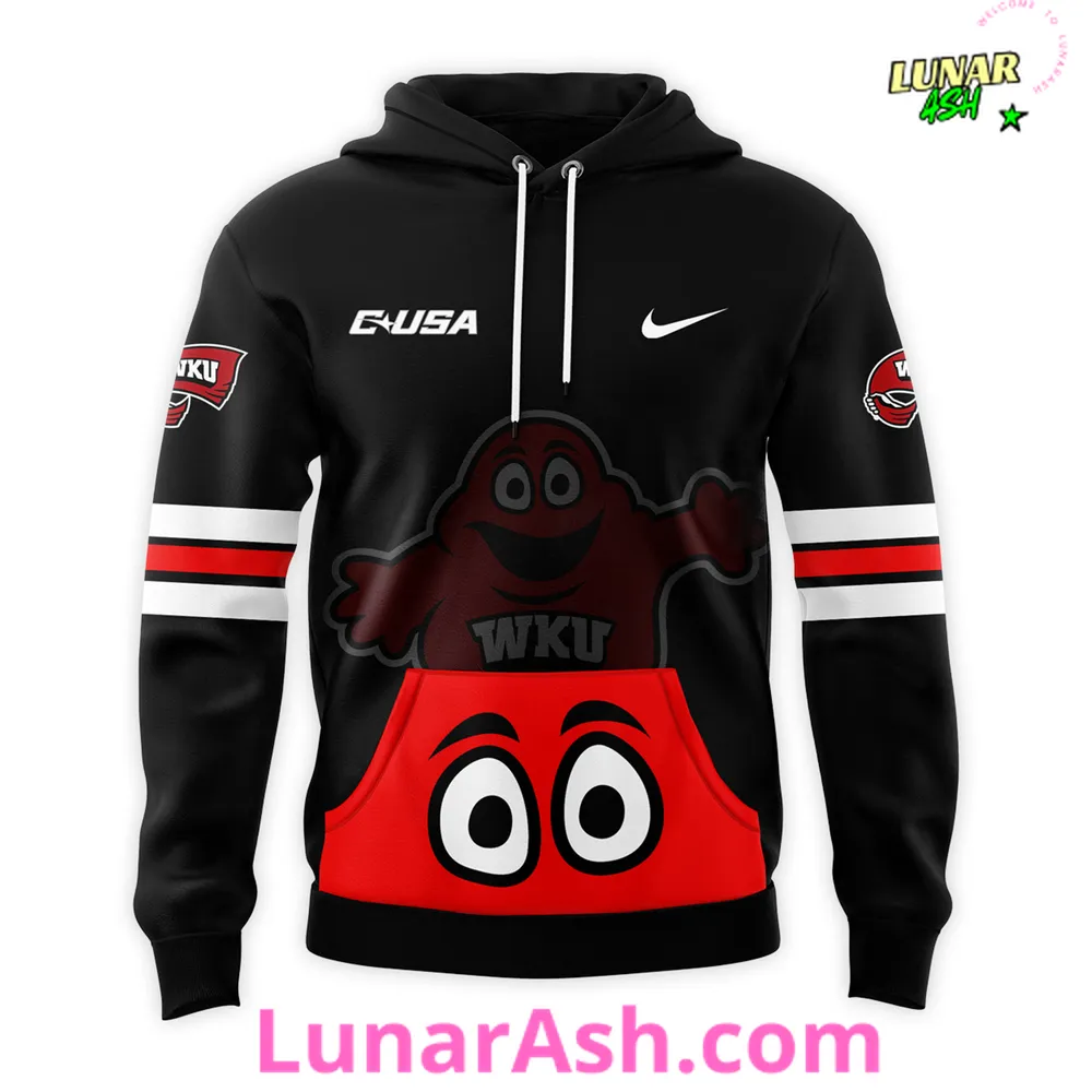 Western Kentucky Hilltoppers Football 2024 Black Hoodie Western Kentucky Hilltoppers Football 2024 Black Hoodie