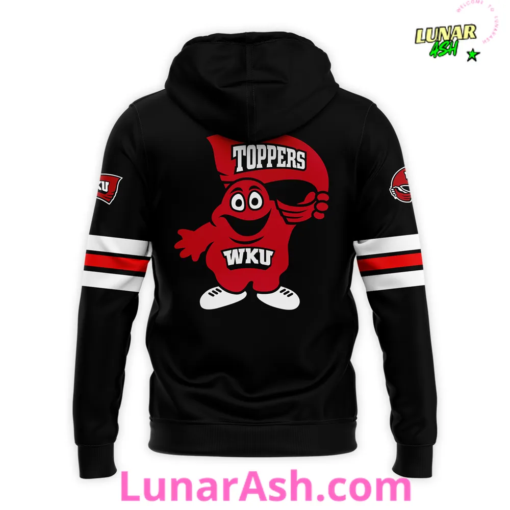 Western Kentucky Hilltoppers Football 2024 Black Hoodie Western Kentucky Hilltoppers Football 2024 Black Hoodie
