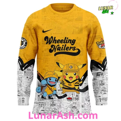 Wheeling Nailers x Pokémon Special Hockey Jersey