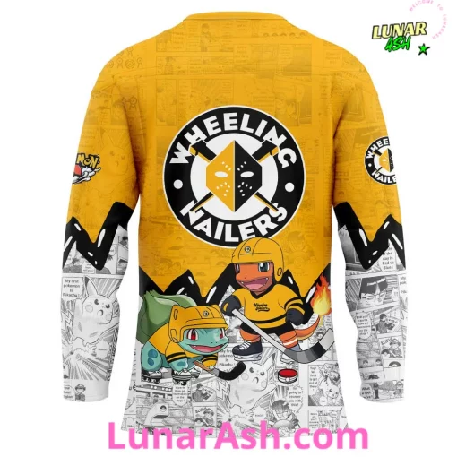 Wheeling Nailers x Pokémon Special Hockey Jersey