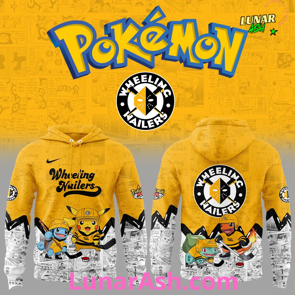 Wheeling Nailers x Pokémon Special Hoodie Wheeling Nailers x Pokémon Special Hoodie