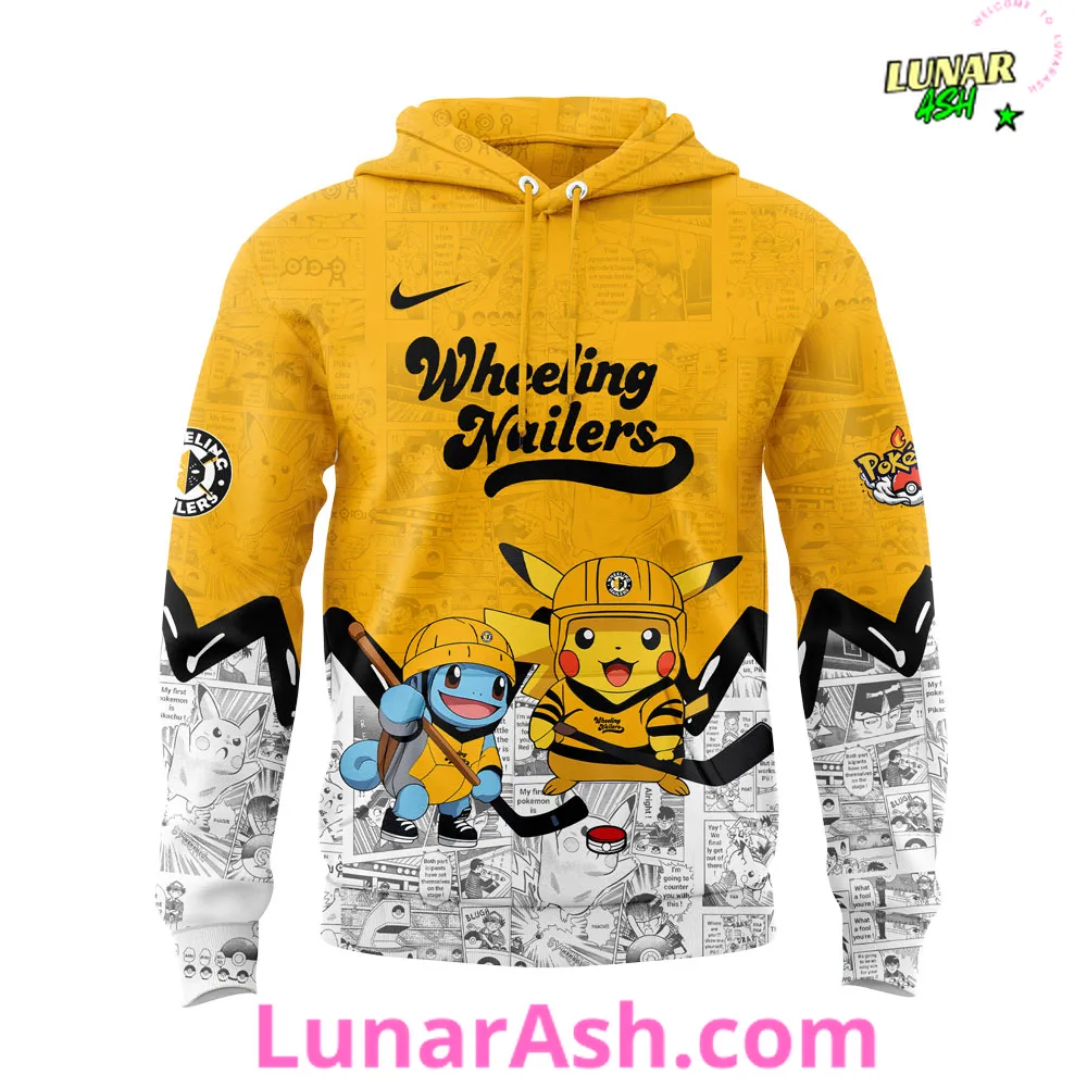 Wheeling Nailers x Pokémon Special Hoodie Wheeling Nailers x Pokémon Special Hoodie