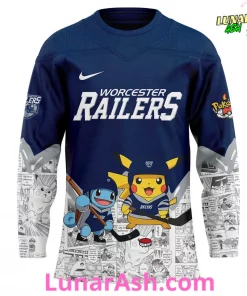 Worcester Railers x Pokémon Special Hockey Jersey