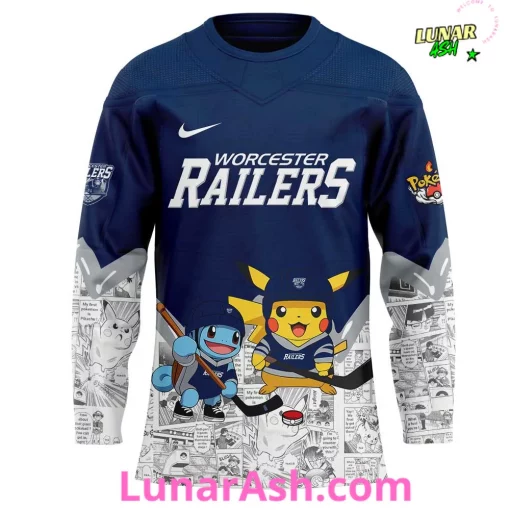 Worcester Railers x Pokémon Special Hockey Jersey