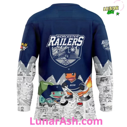 Worcester Railers x Pokémon Special Hockey Jersey